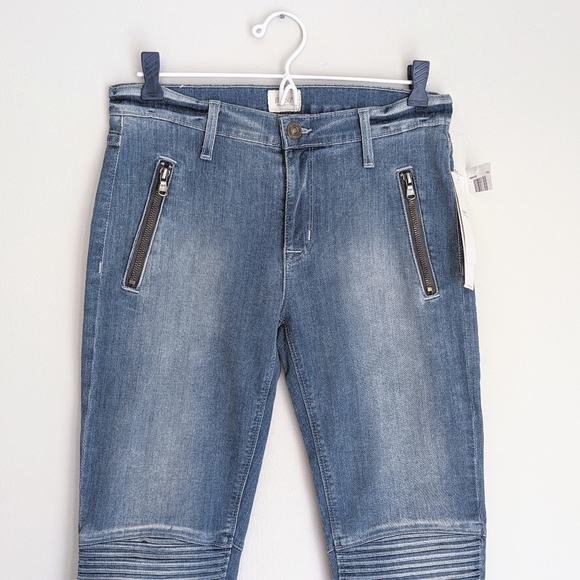 🇺🇸 NWT Hudson Stark Moto Jeans Made In USA - Picture 6 of 11